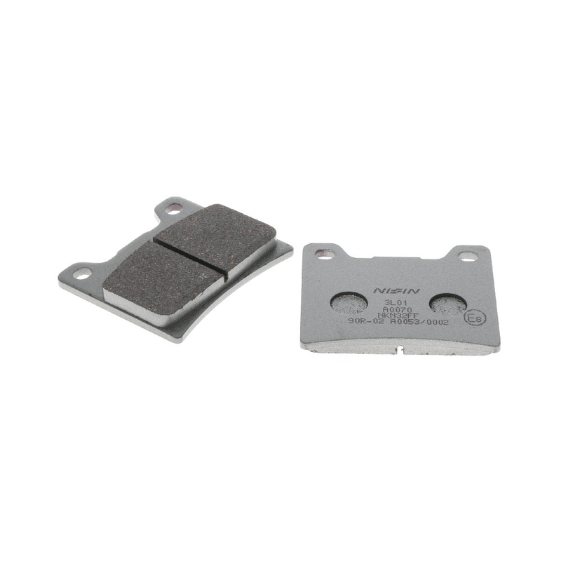 Stabdžių kaladėlės NISSIN pusiau metalinės junginio 63,5x54,9x8,5 mm 2 vnt.