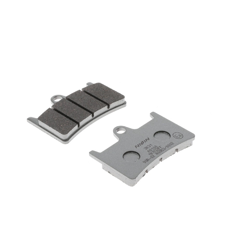 Stabdžių kaladėlės NISSIN pusiau metalinės junginio 69,8x50,7x8,5 mm 2 vnt.