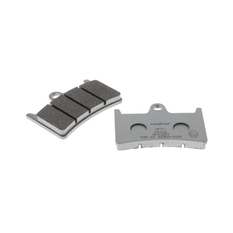 Stabdžių kaladėlės NISSIN pusiau metalinės junginio 69,8x50,7x8,5 mm 2 vnt.