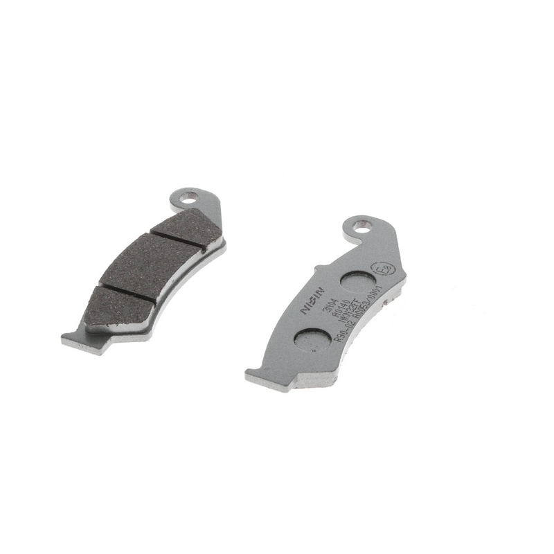 Stabdžių kaladėlės NISSIN pusiau metalinis mišinys 94x32x7,5 mm 2 vnt.