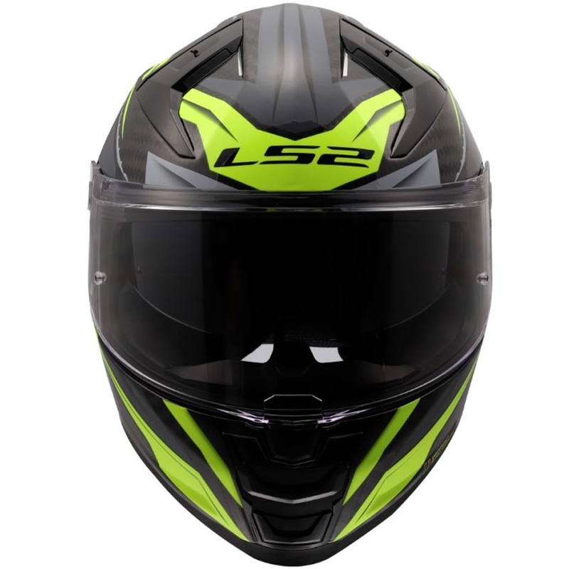 Uždaras motociklo šalmas LS2 FF811 Vector II C Savage blizgus HV geltonas