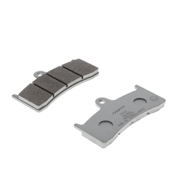 Stabdžių kaladėlės NISSIN pusiau metalinės junginio 91,9x51,5x8 mm 2 vnt.