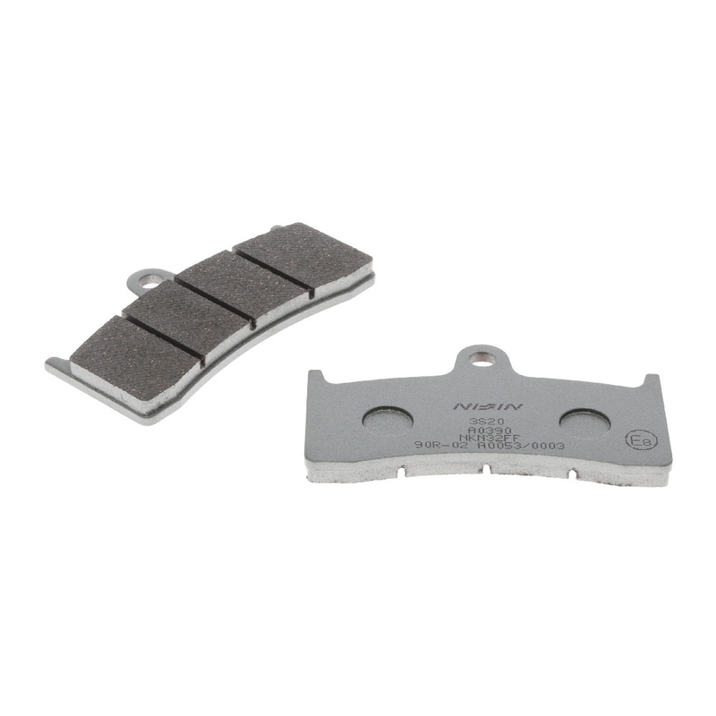 Stabdžių kaladėlės NISSIN pusiau metalinės junginio 91,9x51,5x8 mm 2 vnt.