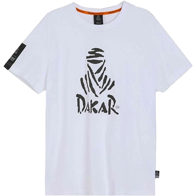 Marškinėliai DAKAR Logo balti