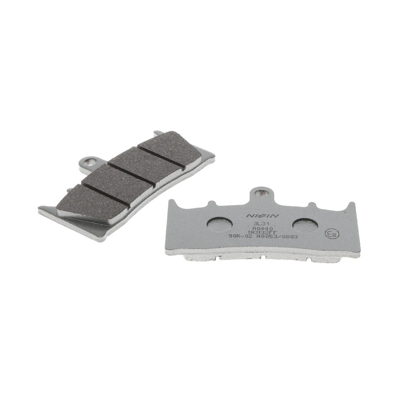 Stabdžių kaladėlės NISSIN pusiau metalinės junginio 89,7x52x8 mm 2 vnt.