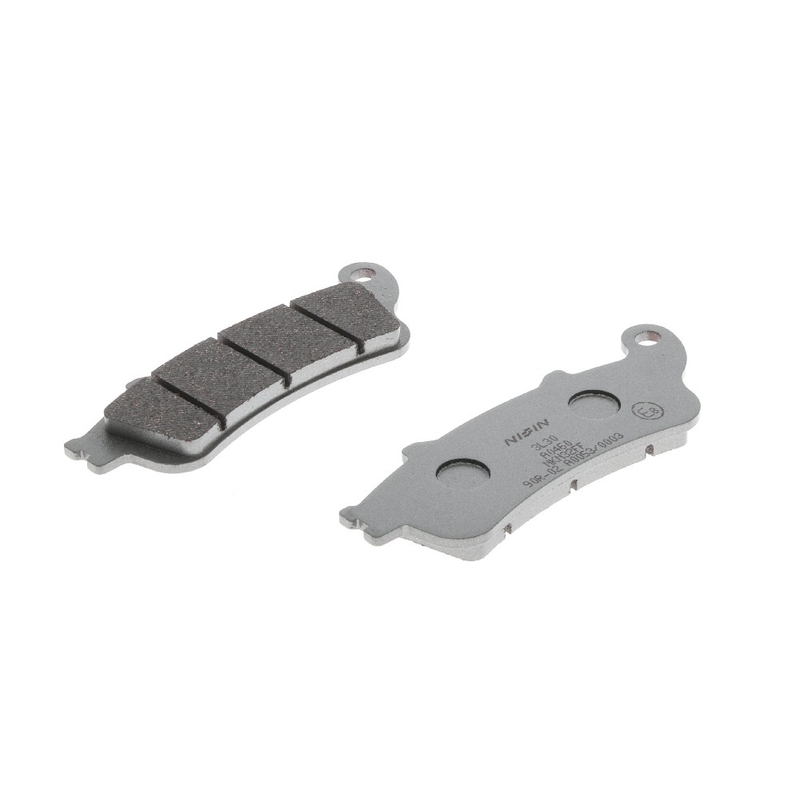 Stabdžių kaladėlės NISSIN pusiau metalinis mišinys 115x40.2x8.5 mm 2 vnt.