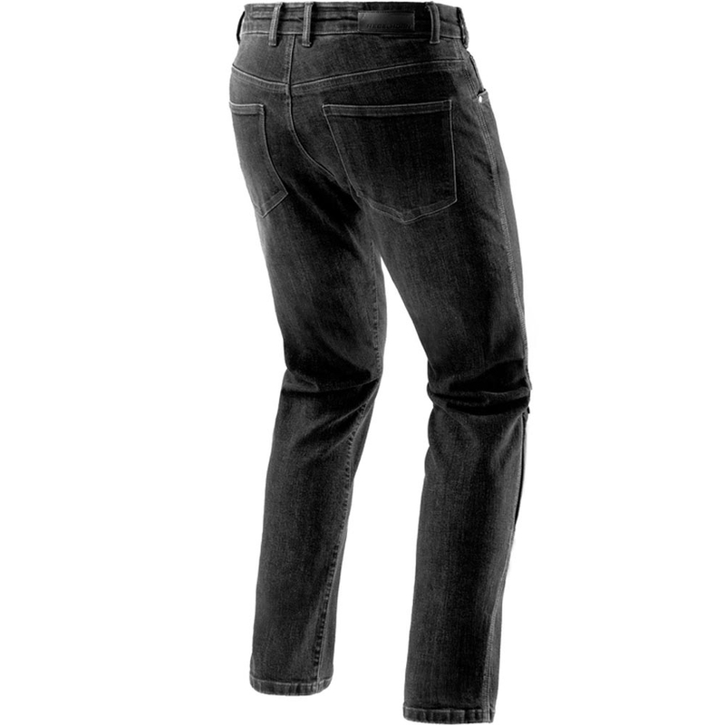„Rebelhorn“ klasikiniai viensluoksniai baikerių džinsai, juodi