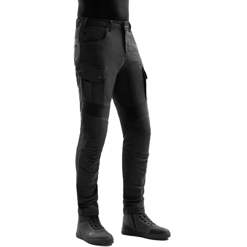 „Rebelhorn Faster“ motociklo džinsai, juodi