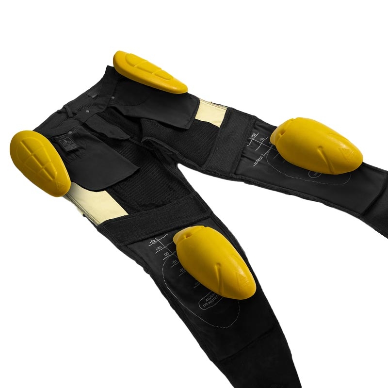 „Rebelhorn Faster“ motociklo džinsai, juodi