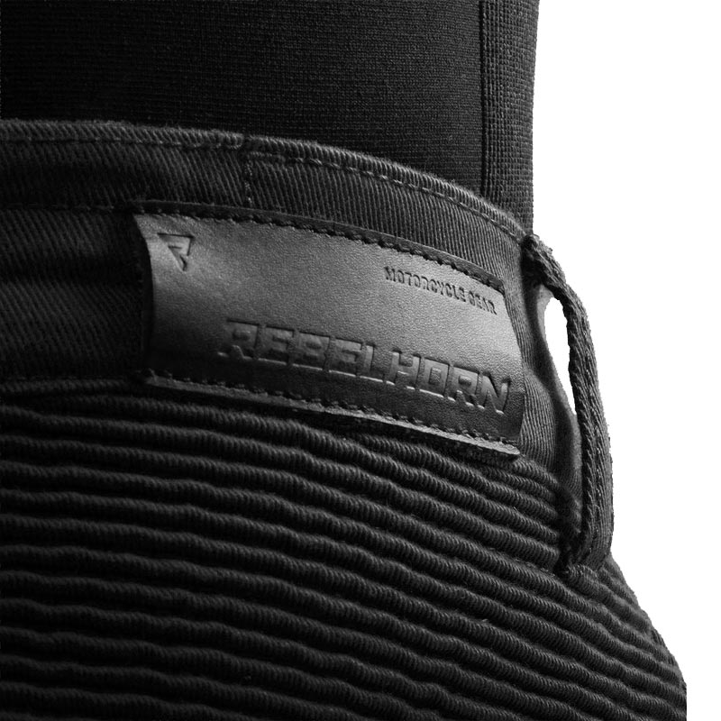 „Rebelhorn Faster“ motociklo džinsai, juodi