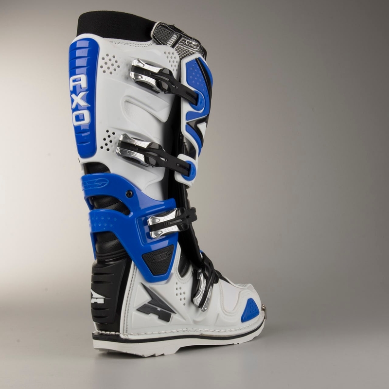 Moto boty AXO A2 bílo-modré výprodej