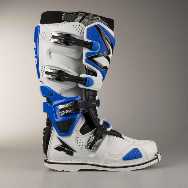 Moto boty AXO A2 bílo-modré výprodej