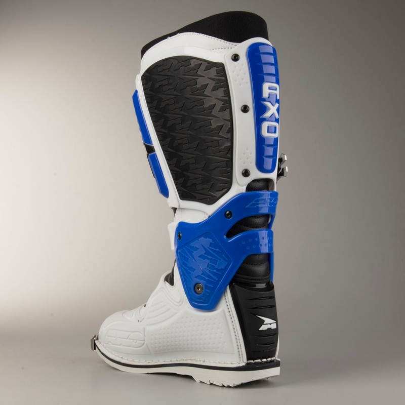 Moto boty AXO A2 bílo-modré výprodej