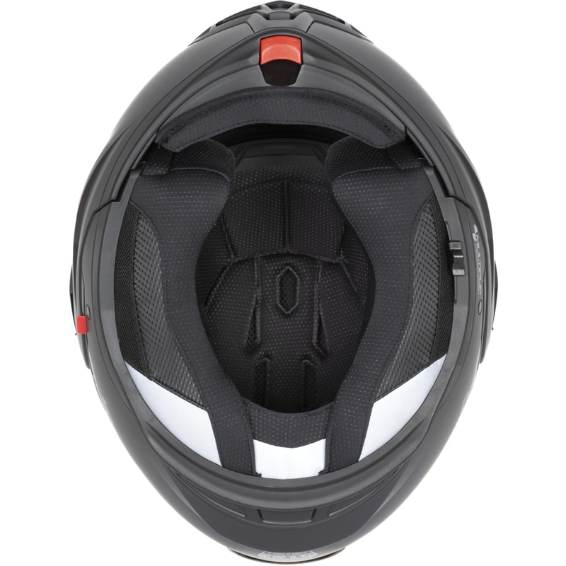 Cassida MultiFlip Korp atlenkiamas motociklo šalmas, matinės juodos-žalios-pilkos spalvos