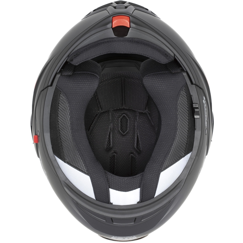 Cassida MultiFlip Korp atlenkiamas motociklo šalmas, matinės juodos-smėlio-chaki spalvos