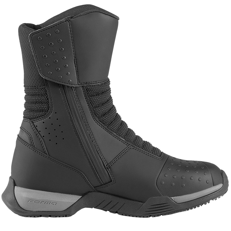 Moteriški motociklo batai „Forma Glider Lady Dry“ juodi-antracito spalvos