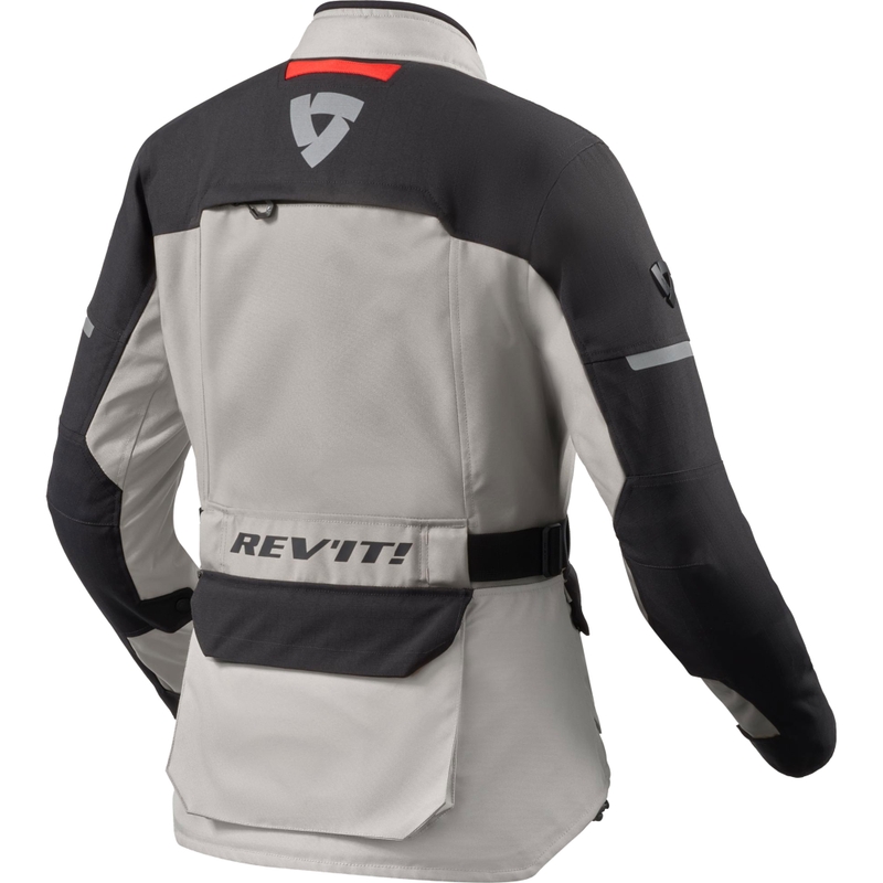 Revit Outback 5 H2O moteriška motociklo striukė, sidabriškai juoda