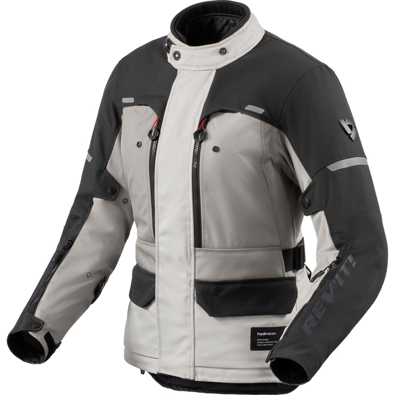 Revit Outback 5 H2O moteriška motociklo striukė, sidabriškai juoda