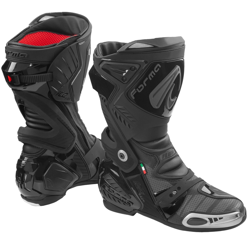 „Forma Ice Pro Flow“ motociklo batai juodi-juodi