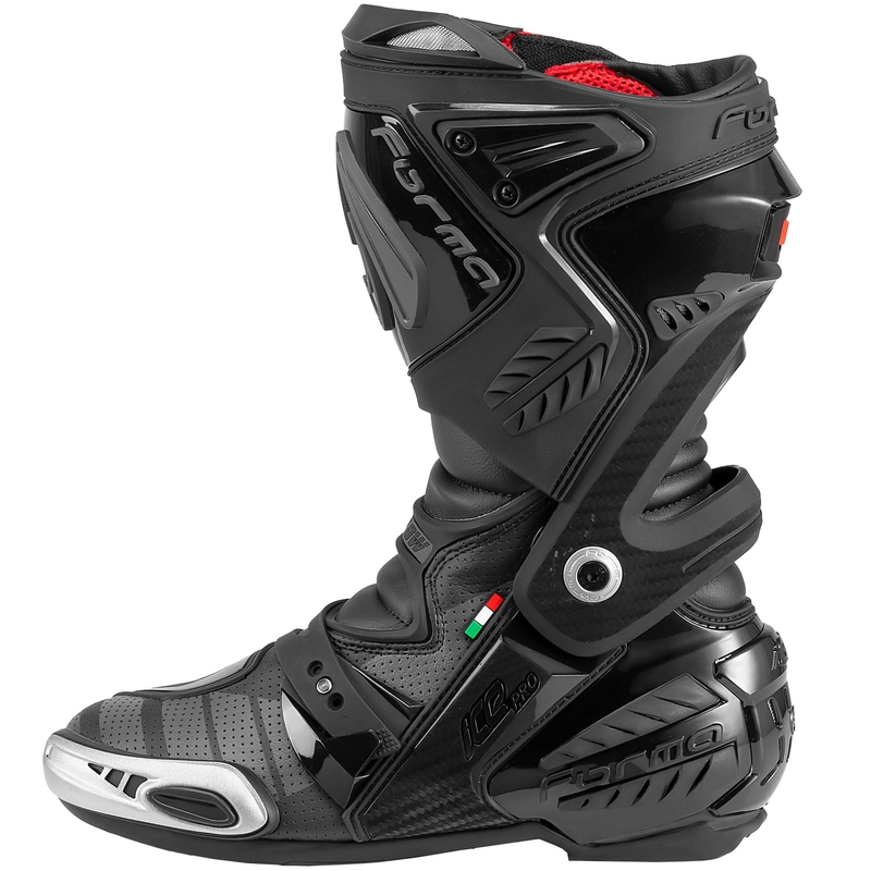 „Forma Ice Pro Flow“ motociklo batai juodi-juodi