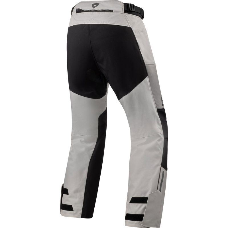 Revit Outback 5 H2O trumpos motociklo kelnės, sidabrinės-juodos