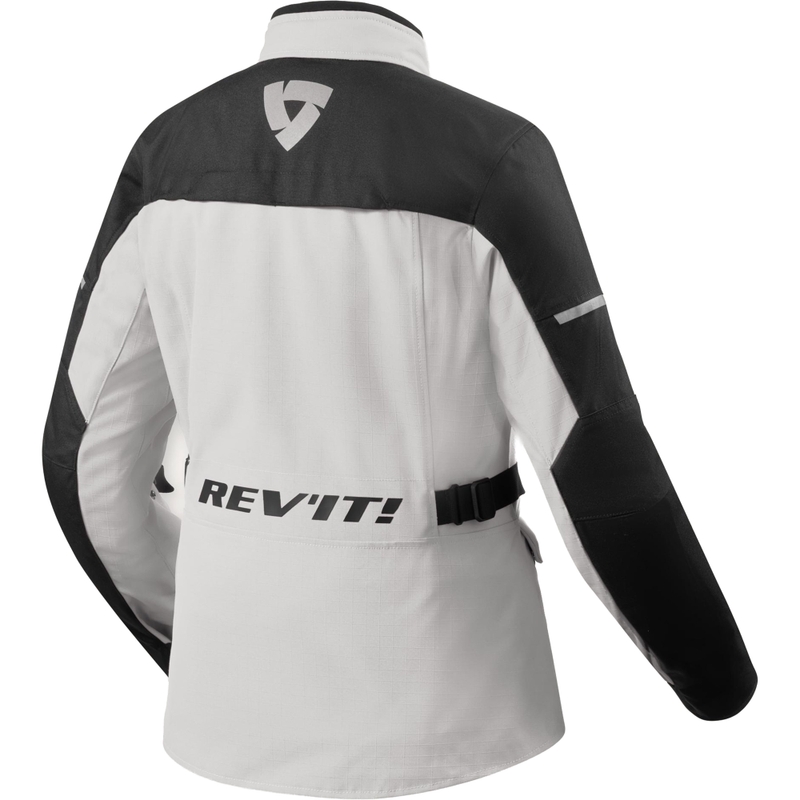 Revit Convergent H2O moteriška motociklo striukė, sidabriškai juoda