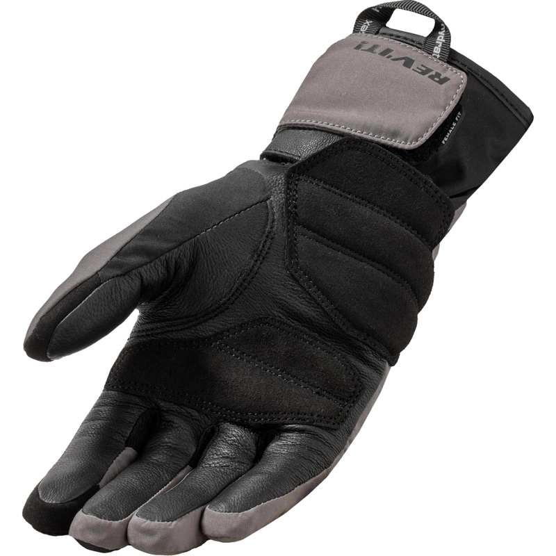 Revit Convergent H2O moteriškos motociklo pirštinės pilkai juodos