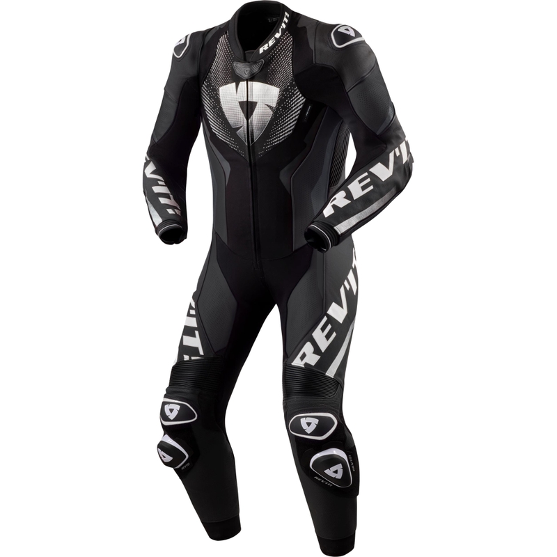 Revit One Piece Hyperspeed 3 motociklo kostiumas juodas-baltas