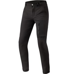 Revit Chino Terry Skinny Short motociklo kelnės juodos