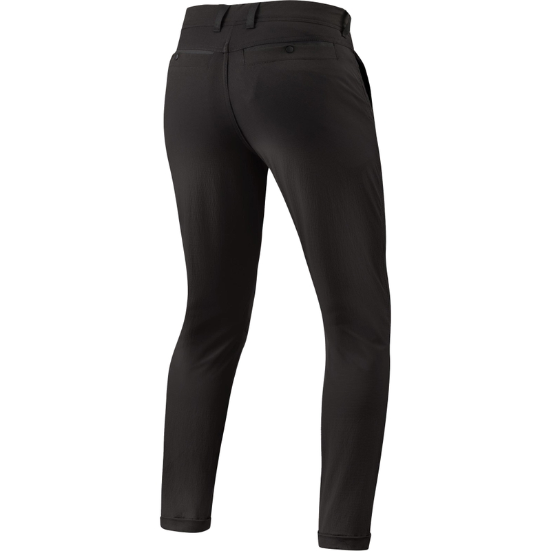 Revit Chino Terry Skinny Short motociklo kelnės juodos