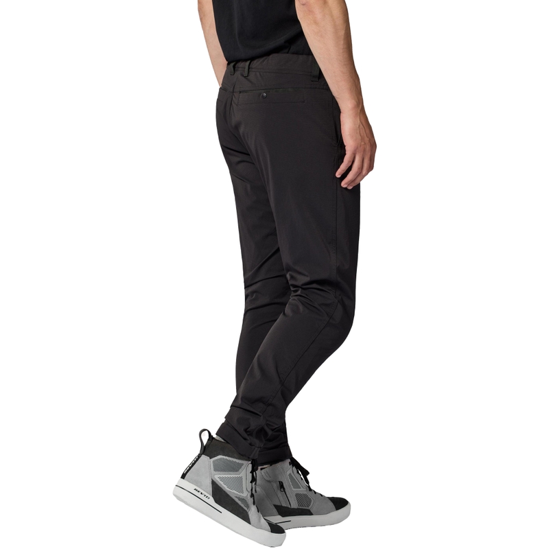 Revit Chino Terry Skinny Short motociklo kelnės juodos