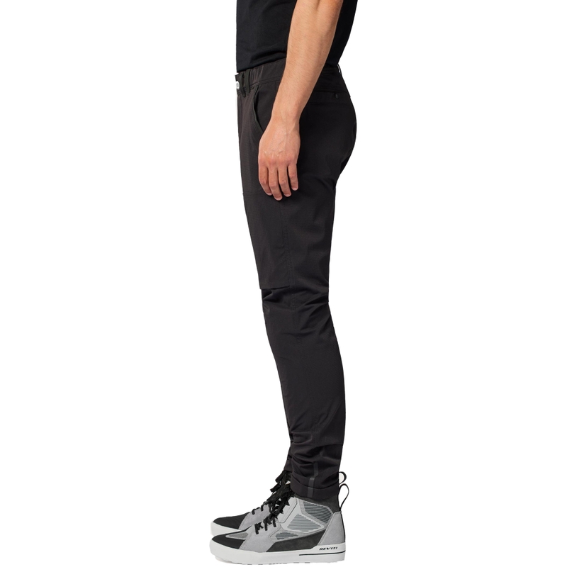 Revit Chino Terry Skinny Short motociklo kelnės juodos