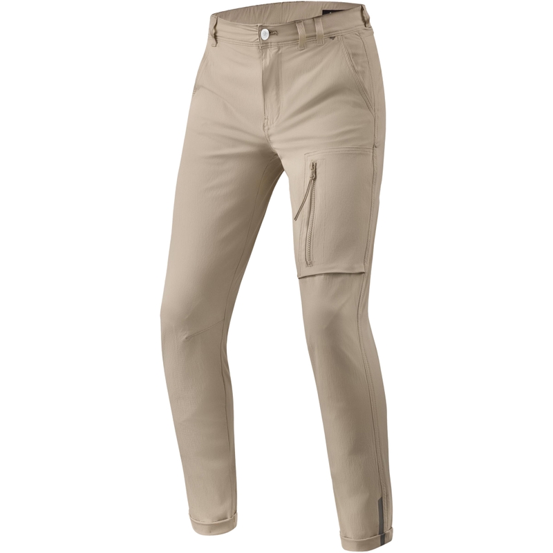 Revit Chino Terry Skinny Short motociklo kelnės, smėlio spalvos