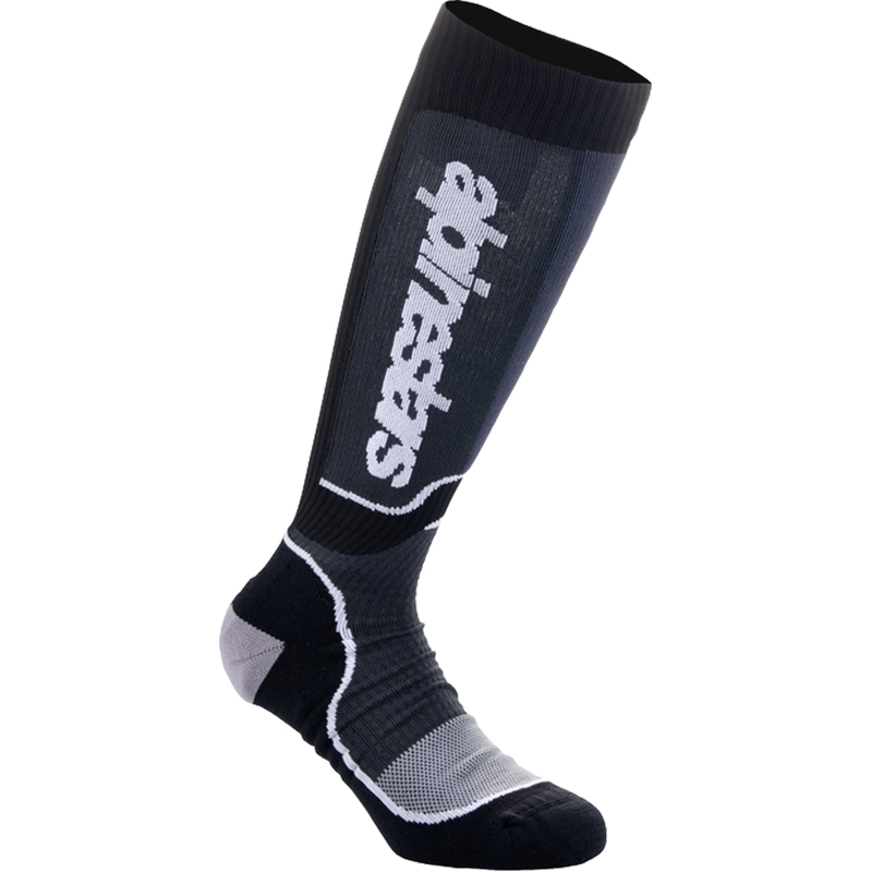 Alpinestars MX Plus juodai baltos vaikiškos kojinės