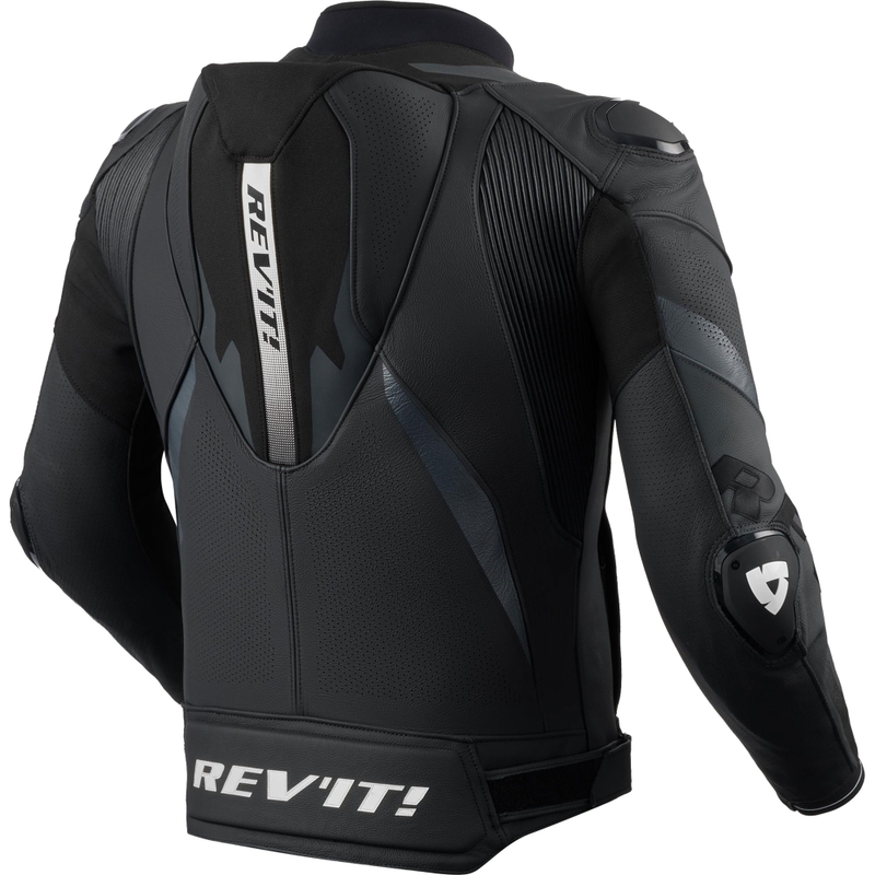 Revit Hyperspeed 3 PRO odinė motociklo striukė juoda-antracito spalvos