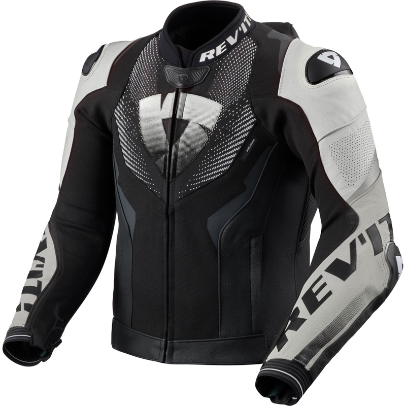 Revit Hyperspeed 3 PRO odinė motociklo striukė juoda-balta