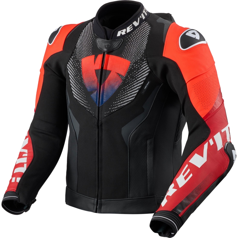 Revit Hyperspeed 3 PRO odinė motociklo striukė juoda-raudona