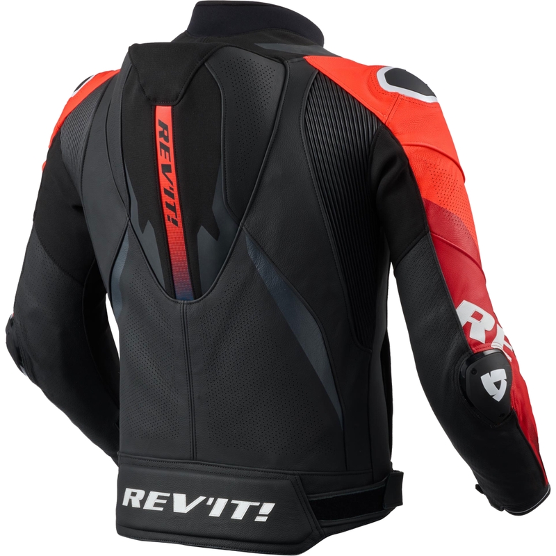 Revit Hyperspeed 3 PRO odinė motociklo striukė juoda-raudona