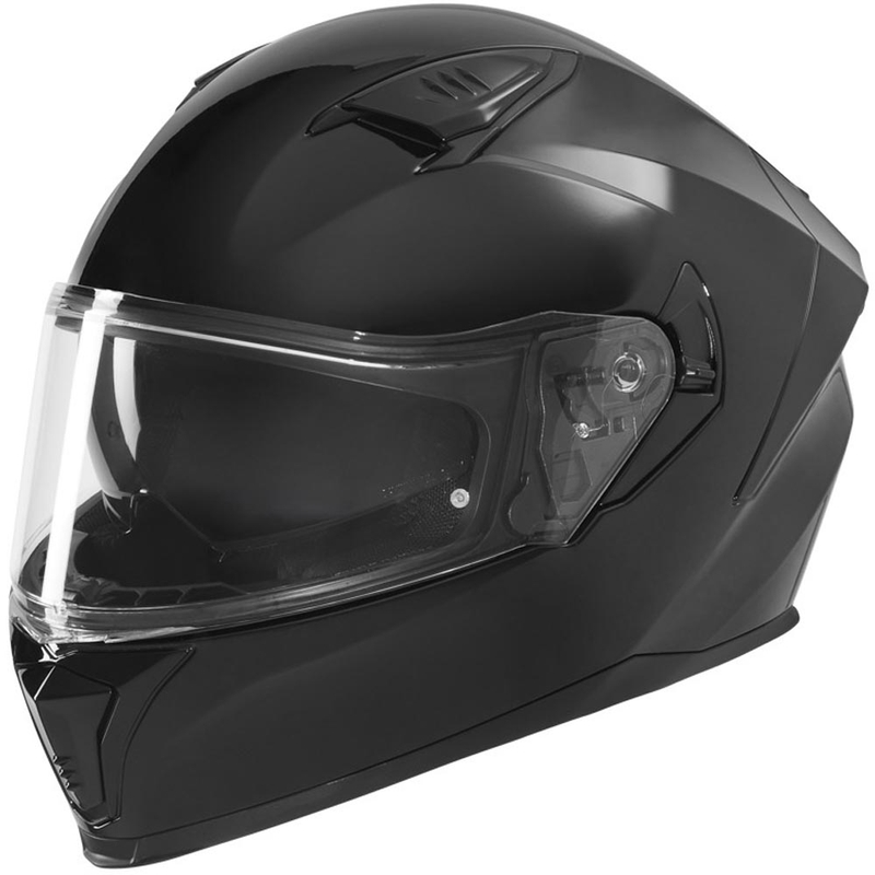 NOX N402 uždaras motociklo šalmas, juodas
