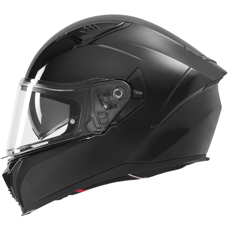 NOX N402 uždaras motociklo šalmas, juodas