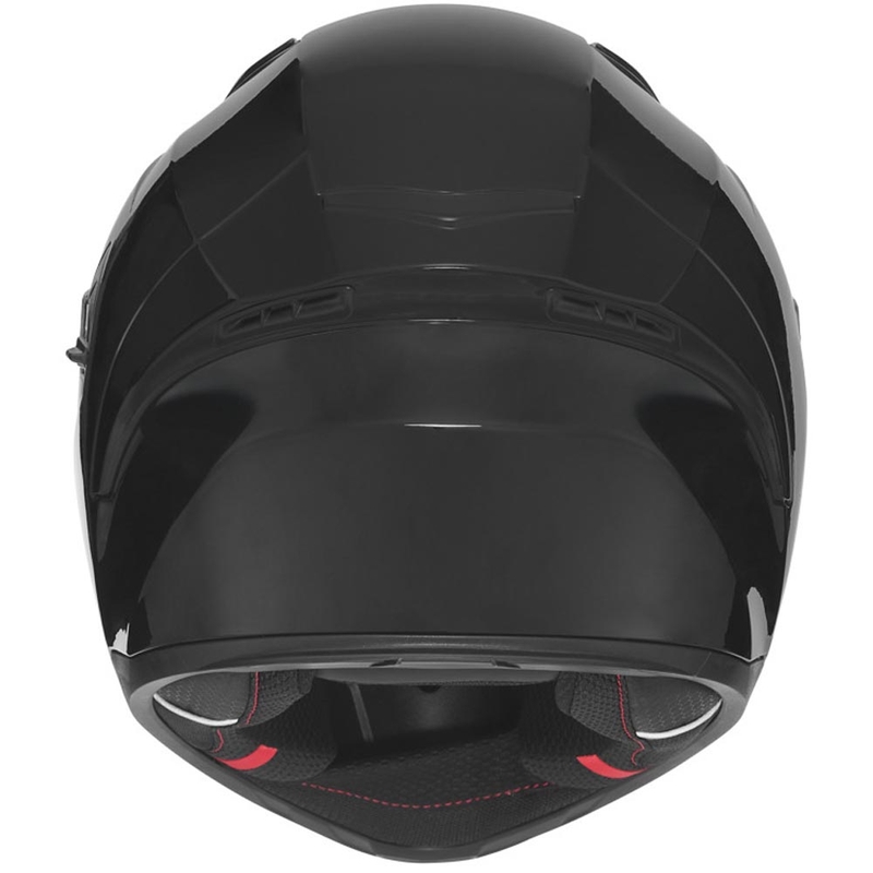 NOX N402 uždaras motociklo šalmas, juodas