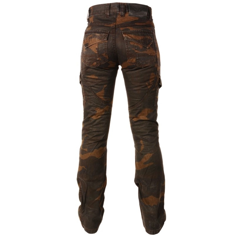 Moteriški džinsai Ayrton Camino brown camo išpardavimas