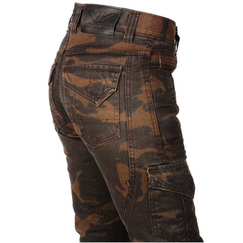 Moteriški džinsai Ayrton Camino brown camo išpardavimas