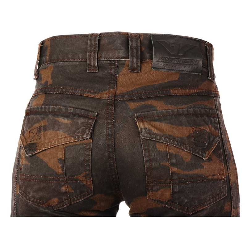 Moteriški džinsai Ayrton Camino brown camo išpardavimas