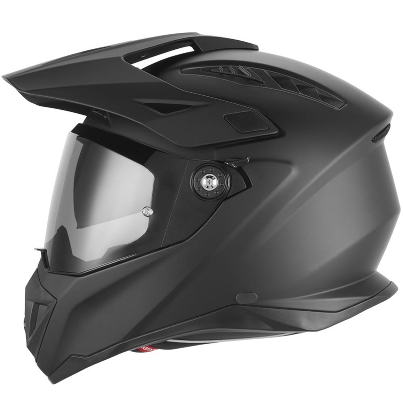 Enduro motociklo šalmas NOX N350 matinė juoda