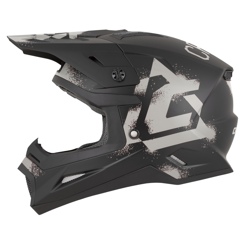 Cassida Cross Cup 2 Crew motociklo motokroso šalmas matinės juodos-smėlio spalvos