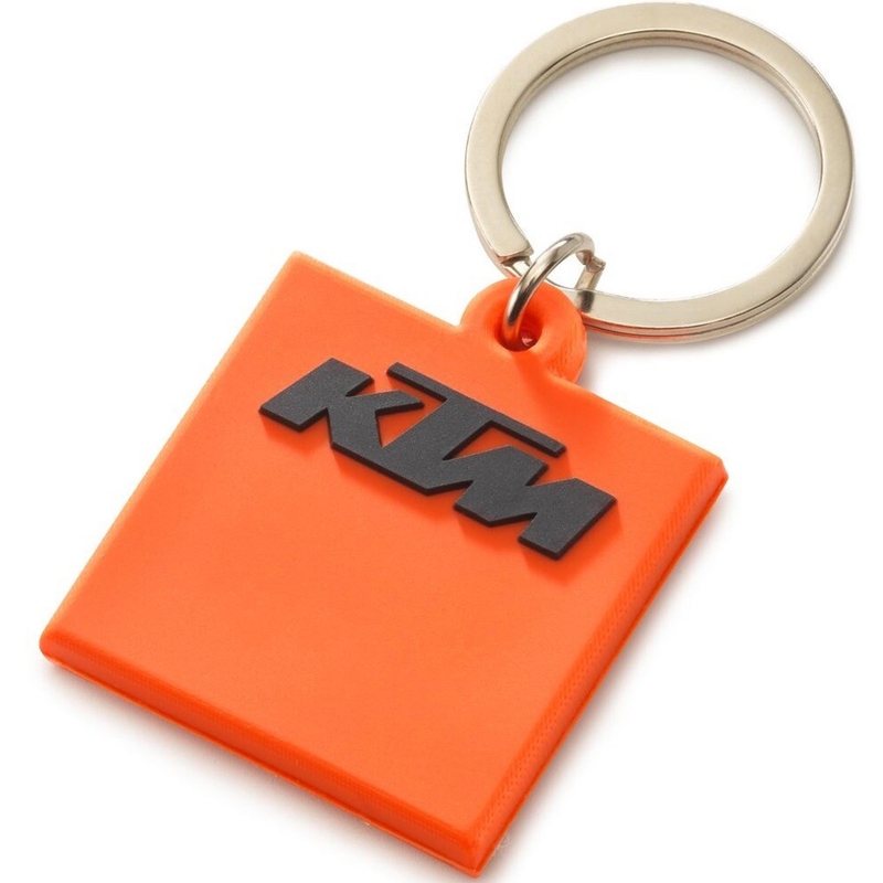 KTM guminis raktų pakabukas oranžinis