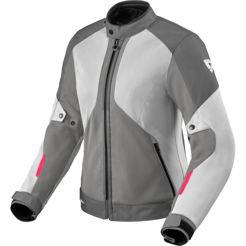 Revit Torque 3 H2O moteriška motociklo striukė pilkai rožinė