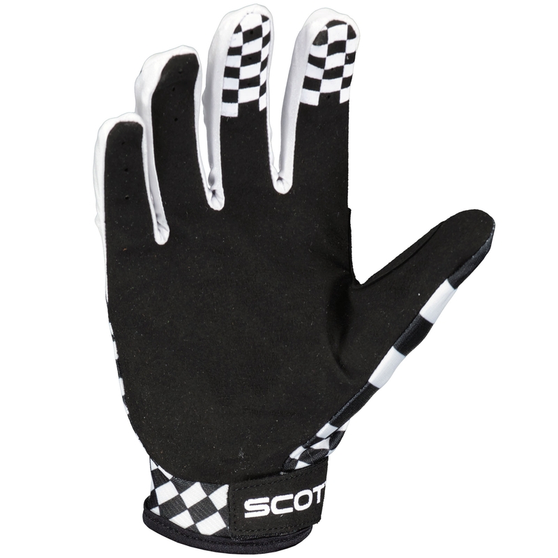 SCOTT 350 PROSPECT EVO motokroso pirštinės juodos-baltos