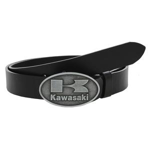 Odinis moto diržas su "Kawasaki" sagtimi